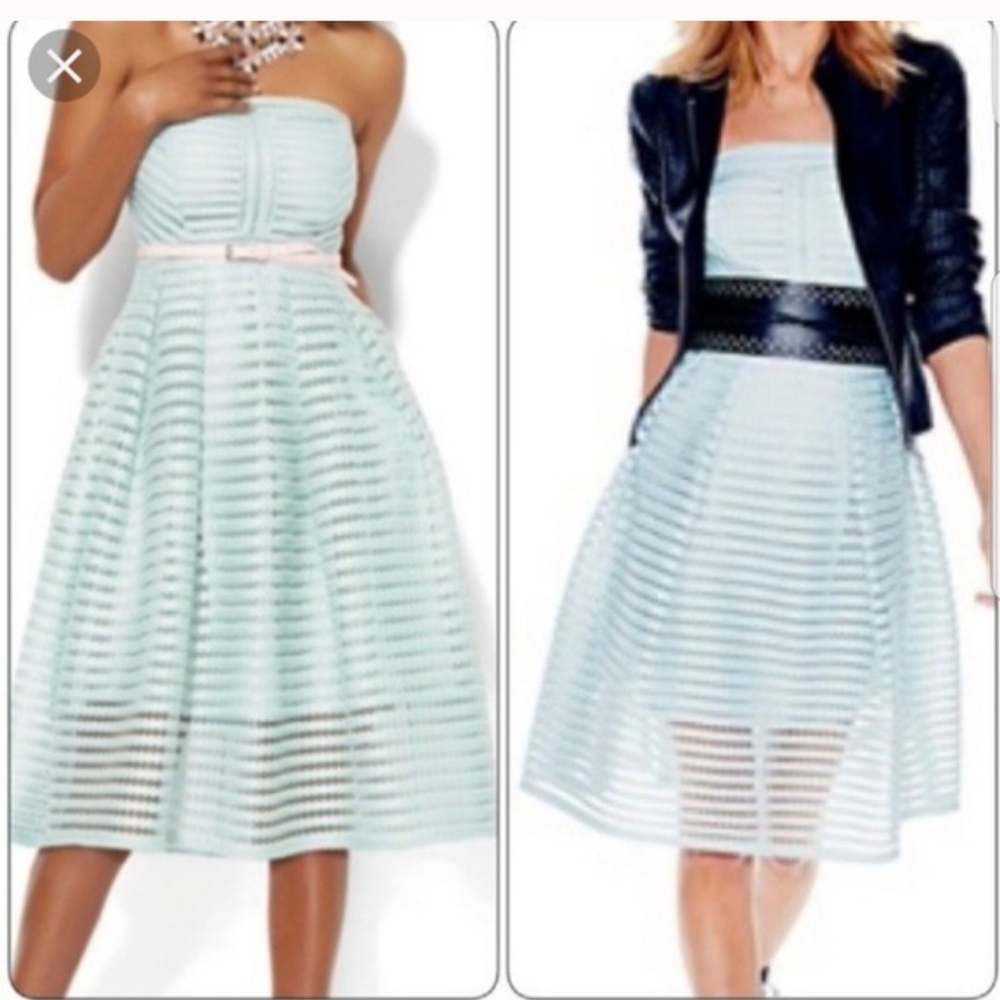 🎉 5/$25 👗New York & Company Mint Strapless Dress